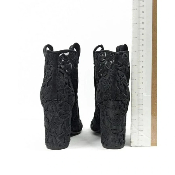 Laurence Dacade Women's Black Pete Mesh Crochet Ankle Boots Size 36 (MSRP $760) - Picture 8 of 12